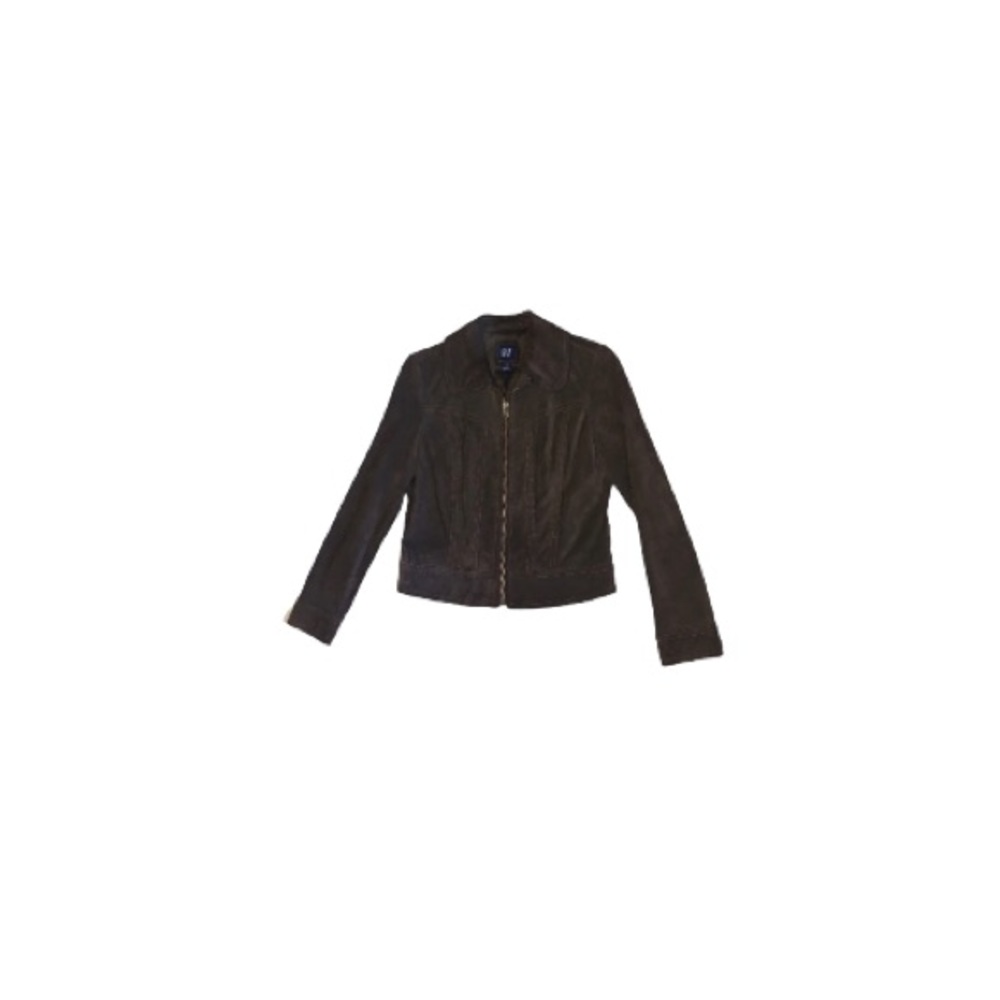 GAP Boho Vintage Brown Suede Jacket - Women’s Size Medium